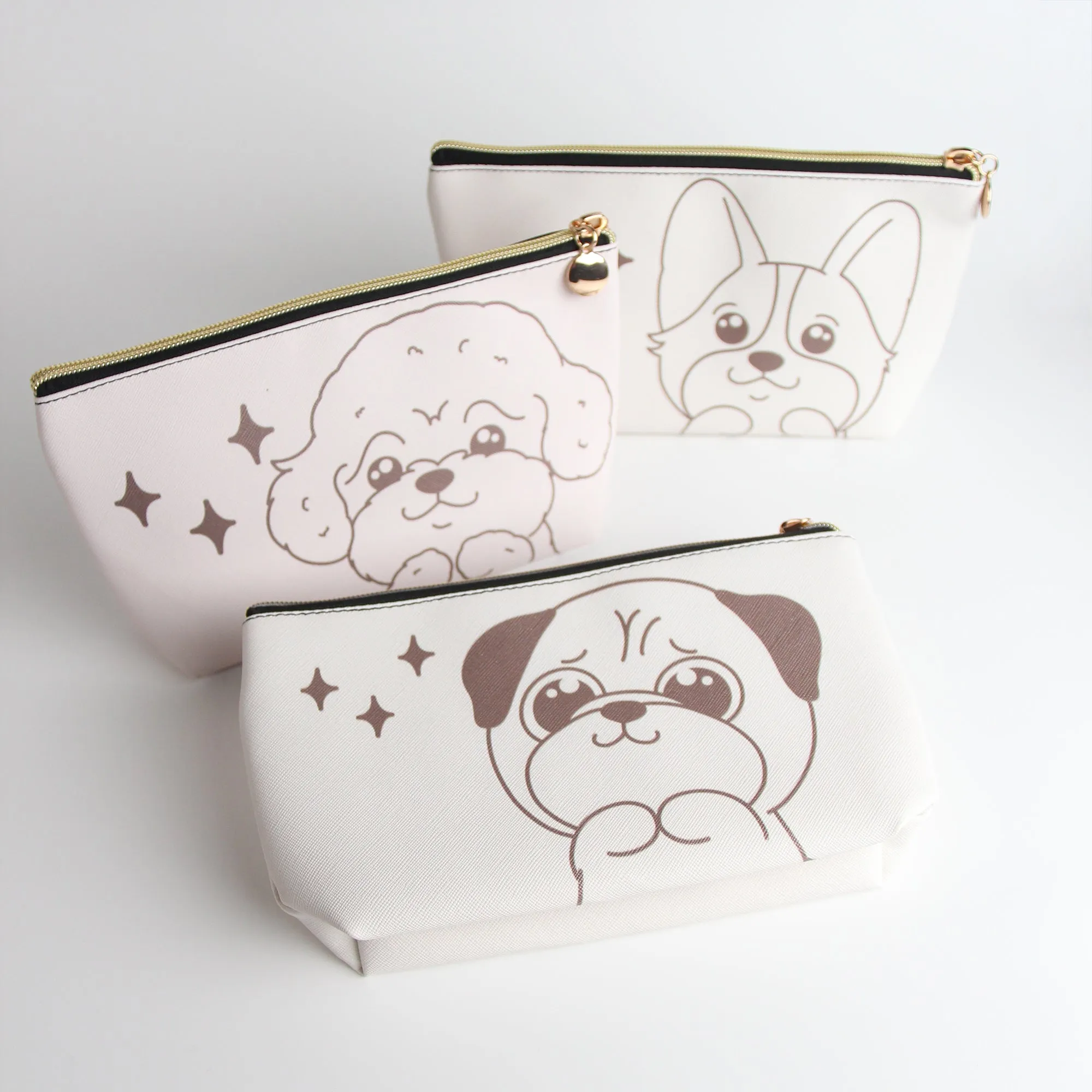 Schnauzer Travel Makeup Pouch – Chic & Functional Cosmetic Organizer