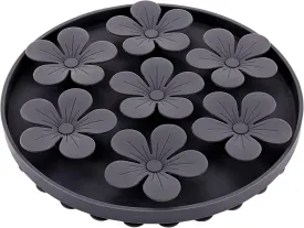 Slow Feeder,Cat Help Slow Down Eating Speed Cut Flower Silicone Rubber Cute Slow Feeder for Puppy/Cat/Dog