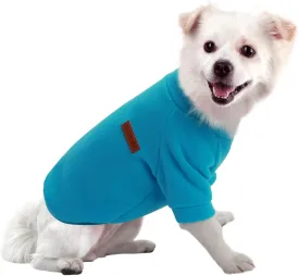 Small Dog Sweater Small Dog Sweatshirt Pet Hoodie, Warm and Lightweight, with a Soft Texture, Easy to Wear and Bright Colors (Blue, XXX-Large)