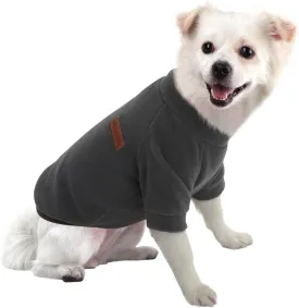 Small Dog Sweater Sweatshirt Pet Hoodie, Warm and Lightweight, With Soft Texture, Easy to Wear, Bright Colors (Gray, X-Small)