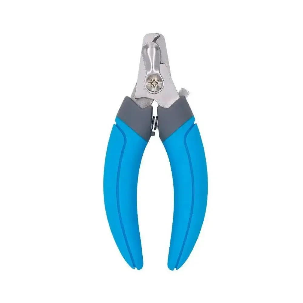 Stainless Steel Pet Half Moon Nail Clippers for Cats & Dogs