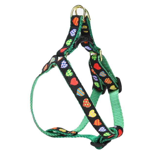 Teacup Harness | Colorful Hearts
