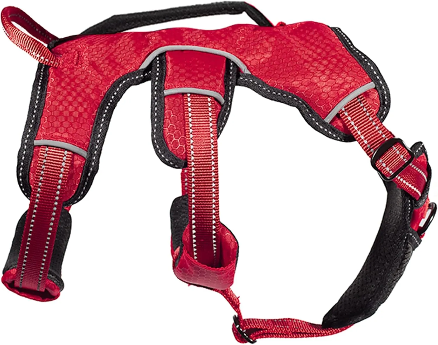 Tuff Pupper Escape Proof No Escape Dog Harness | 5 Point Adjustable Fit Harness for Dogs | Padded Dog Harnesses | Handle Dog Lift Harnesses