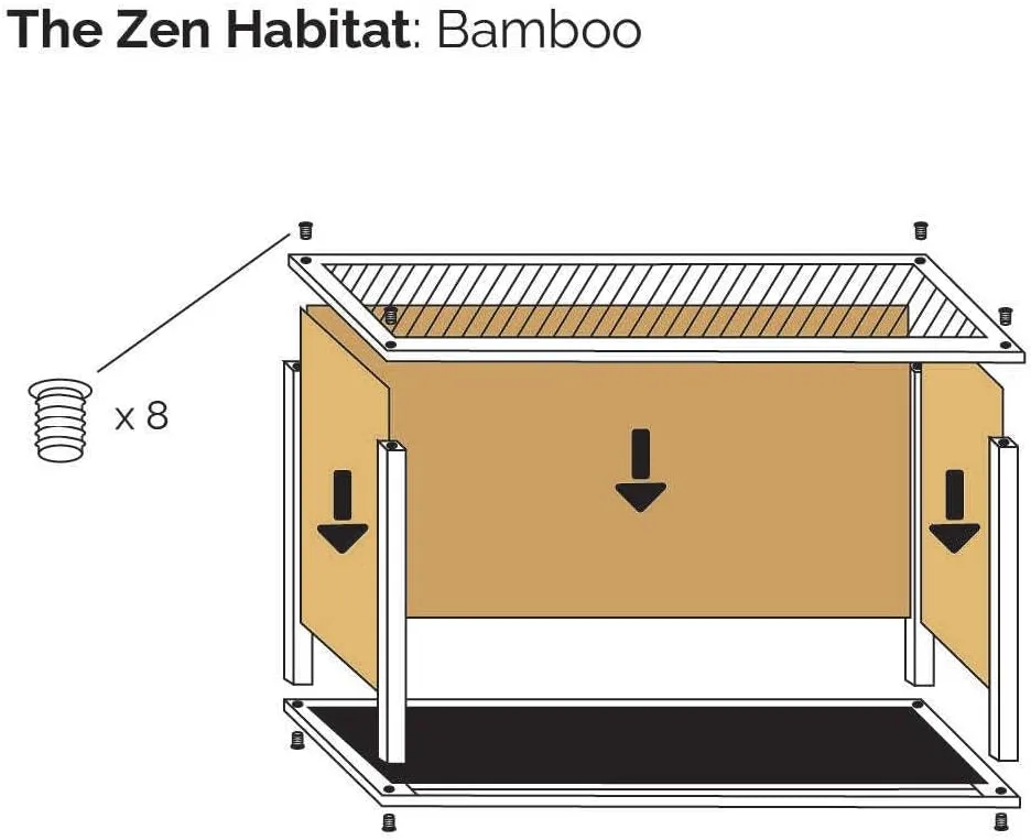 Zen Habitats 4'x2'x16 Reptile Enclosure - The 3.0